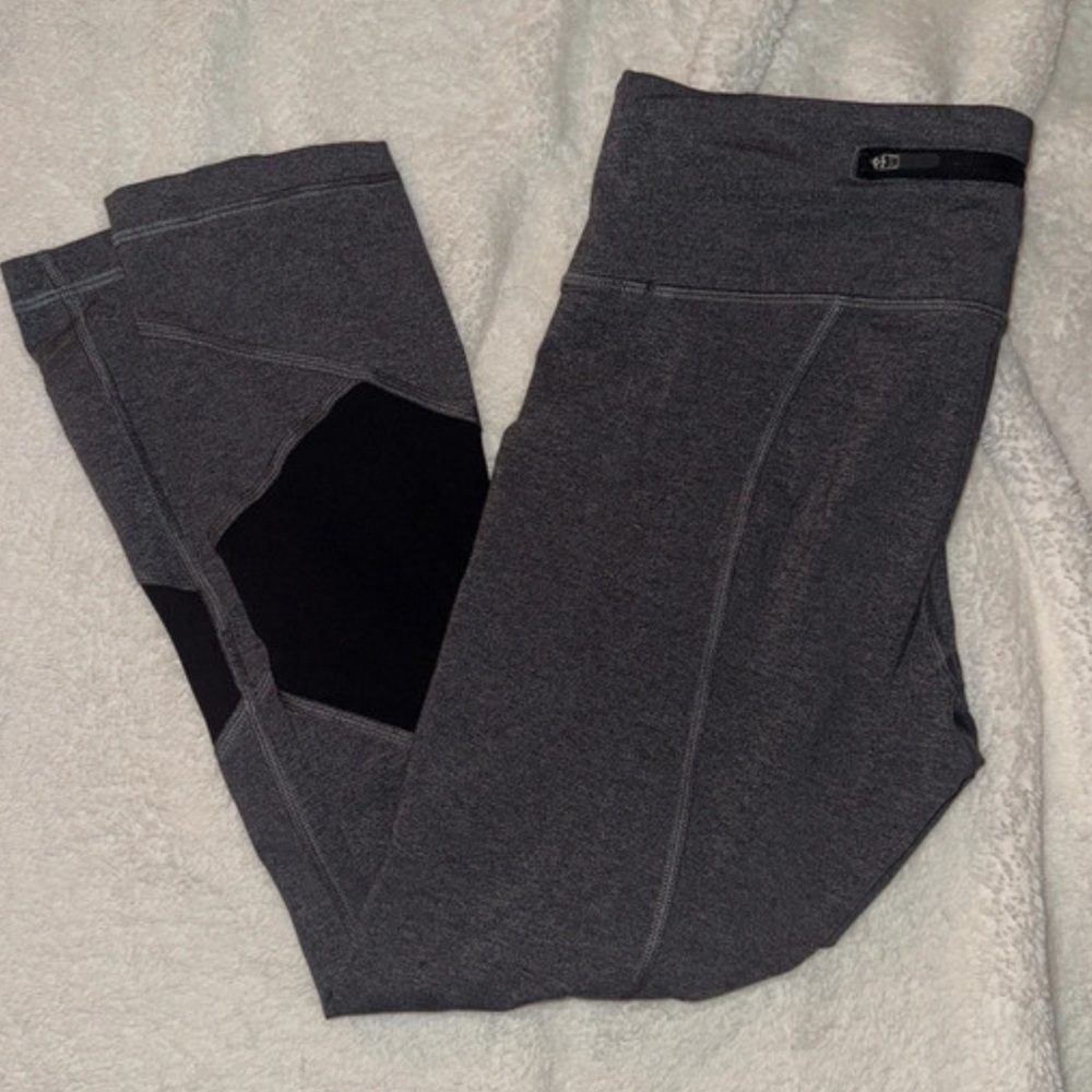 Lululemon size 6 Heathered gray leggings